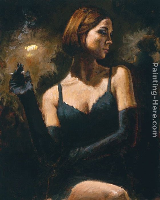 Fabian Perez Black Gloves II